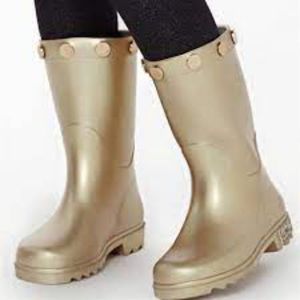 Oil & Water toddler Silver Rain boots 6